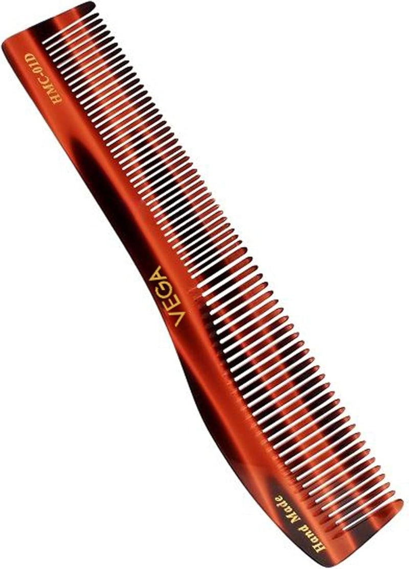 Vega Tortoise Shell Half Curve Graduated Dressing Comb, Brown - Image 1